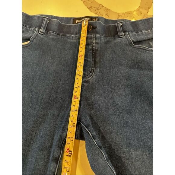 Betabrand Signature Mid-Rise Denim Dark Wash Women’s Sz L Long - Picture 4 of 7